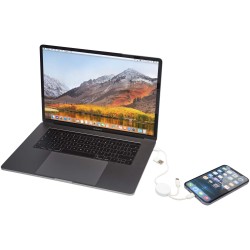 Câble 5 en 1 Citala en plastique recyclé de 30 cm pour la synchronisation des données et la charge rapide de 27 WCouleur:Blanc