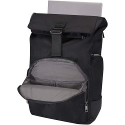 Sac à dos rolltop Rhine recyclé GRS 15" de 18LCouleur:Noir