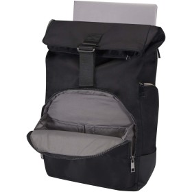 Sac à dos rolltop Rhine recyclé GRS 15" de 18LCouleur:Noir