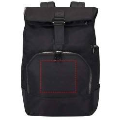 Sac à dos rolltop Rhine recyclé GRS 15" de 18LCouleur:Noir