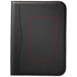 Conférencier A4 zippé EbonyCouleur:Noir