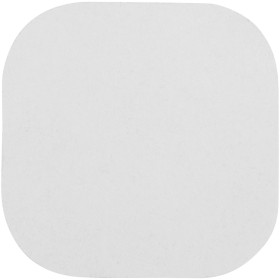 Notes adhésives recyclées Sticky-Mate® de forme carrée avec coins arrondisCouleur:Blanc