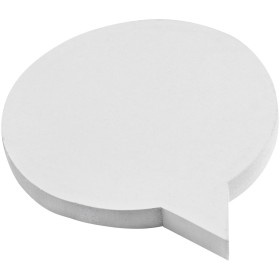 Post-its recyclés Sticky-Mate® en forme de bullesCouleur:Blanc