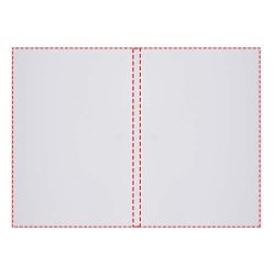 Cahier Novella Austen à couverture souple A6 de 100 feuillesCouleur:Blanc