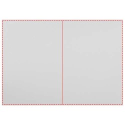 Carte de vœux A6 HeraldCouleur:Blanc