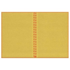 Cahier A5 Novella Austen à couverture souple métallisée de 100 feuillesCouleur:Doré