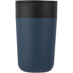 Tasse Nordia de 400 ml recyclée à double paroiCouleur:Bleu foncé