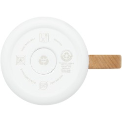 Tasse Bjorn de 360 ml en acier inoxydable recyclé certifiée RCS avec isolation sous vide et couche de cuivreCouleur:Blanc