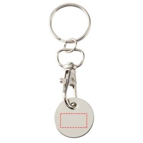 Porte-clés Rory avec jeton pour chariotCouleur:Blanc