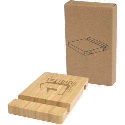 Support téléphone en bambou Bubup à 2 angles pour tablettes et téléphoneCouleur:Bois