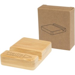 Support téléphone Ebla en bambouCouleur:Bois