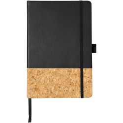 Carnet de notes A5 thermo PU en liège EvoraCouleur:Noir