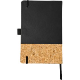 Carnet de notes A5 thermo PU en liège EvoraCouleur:Noir