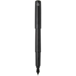 Stylo plume Lucetta en aluminium recycléCouleur:Noir