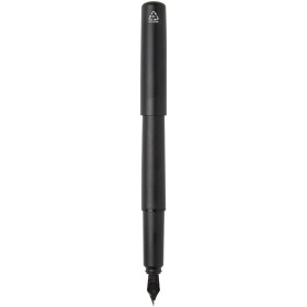 Stylo plume Lucetta en aluminium recycléCouleur:Noir