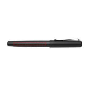Stylo plume Lucetta en aluminium recycléCouleur:Noir