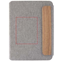 Porte-documents A5 recyclé certifié RCS AndeanCouleur:Gris