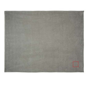 Plaid Bay en polaire corail ultra douceCouleur:Gris