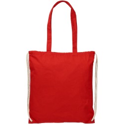 Sac à dos en coton 240 g/m² avec cordon de serrage Eliza 6LCouleur:Rouge