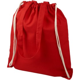 Sac à dos en coton 240 g/m² avec cordon de serrage Eliza 6LCouleur:Rouge