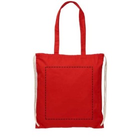 Sac à dos en coton 240 g/m² avec cordon de serrage Eliza 6LCouleur:Rouge