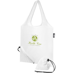Sac shopping pliable Sabia en PET recyclé 7LCouleur:Blanc