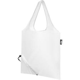 Sac shopping pliable Sabia en PET recyclé 7LCouleur:Blanc