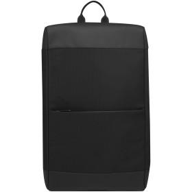 Sac à dos Rise recyclé certifié GRS pour ordinateur portable de 15,6"Couleur:Noir