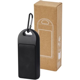Haut-parleur Bluetooth® Omni 3 W IPX4 RCS en plastique recycléCouleur:Noir