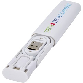 Câble de charge modulaire Whiz en plastique recycléCouleur:Blanc