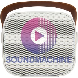 Haut-parleur sans fil Diya de 3 W en plastique recycléCouleur:Blanc