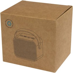 Haut-parleur sans fil Diya de 3 W en plastique recycléCouleur:Blanc