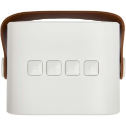 Haut-parleur sans fil Diya de 3 W en plastique recycléCouleur:Blanc