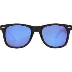 Lunettes de soleil polarisées miroir Taiyō en rPET/bambou dans coffret cadeauCouleur:Bois