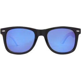 Lunettes de soleil polarisées miroir Taiyō en rPET/bambou dans coffret cadeauCouleur:Bois