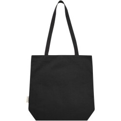 Sac shopping Joey de 14 L  en toile recyclée GRSCouleur:Noir