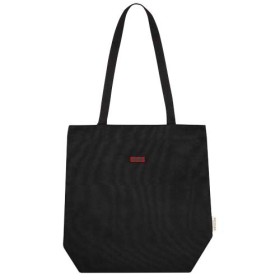 Sac shopping Joey de 14 L  en toile recyclée GRSCouleur:Noir