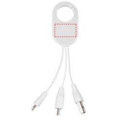 Câble de recharge 3-en-1 TroopCouleur:Blanc