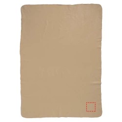 Plaid polaire avec housse HuggyCouleur:Beige