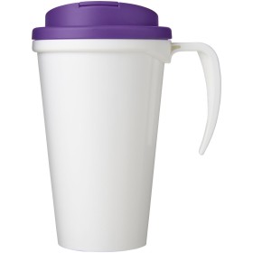 Mug isolant Brite-Americano® Grande 350ml avec couvercle anti fuiteCouleur:Blanc / Violet
