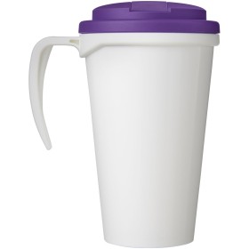 Mug isolant Brite-Americano® Grande 350ml avec couvercle anti fuiteCouleur:Blanc / Violet