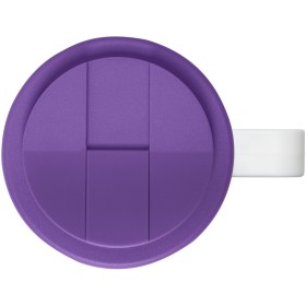 Mug isolant Brite-Americano® Grande 350ml avec couvercle anti fuiteCouleur:Blanc / Violet