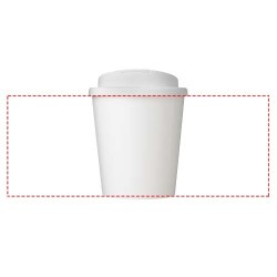 Gobelet avec isolation Brite-Americano Espresso Eco de 250 ml et anti-déversementCouleur:Blanc