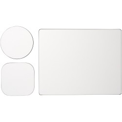 Ensemble de tapis de souris et sous-verre Brite-Mat®Couleur:Noir