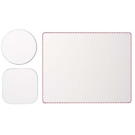 Ensemble de tapis de souris et sous-verre Brite-Mat®Couleur:Noir