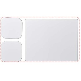 Ensemble de tapis de souris et de dessous de verre Brite-Mat® 3Couleur:Noir