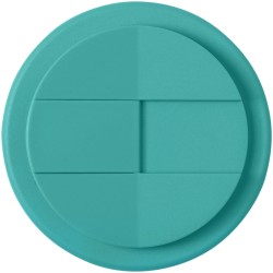 Gobelet isolant Americano® 350ml avec bandeau antidérapant et couvercle anti-fuiteCouleur:Blanc / Vert eau