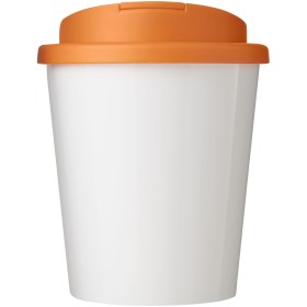 Gobelet isolant Americano® Espresso 250ml avec couvercle anti-fuiteCouleur:Blanc / Orange