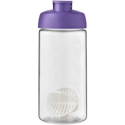 Bouteille shaker H2O Active® Bop 500 mlCouleur:Violet / Translucide