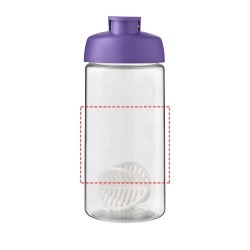 Bouteille shaker H2O Active® Bop 500 mlCouleur:Violet / Translucide